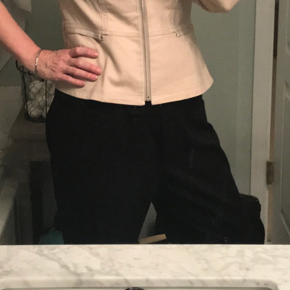 WHBM black boot cut trousers